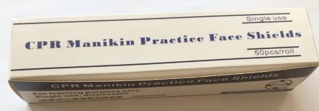 Training face shield